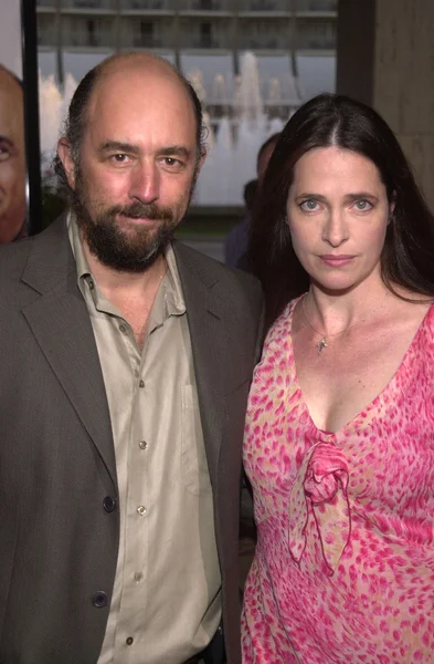 Richard Schiff and wife Sheila — Stock Photo, Image