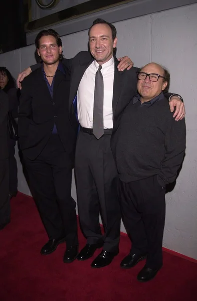 Peter Facinelli, Kevin Spacey and Danny Devito — Stock Photo, Image