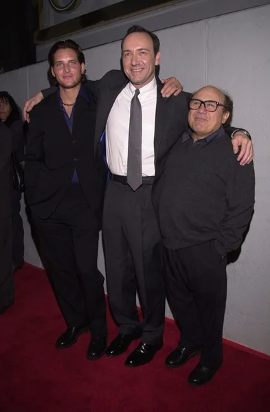 Peter Facinelli, Kevin Spacey und Danny Devito — Stockfoto