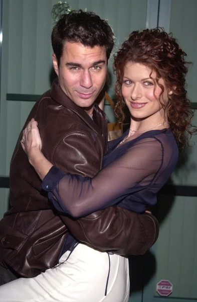 Eric mccormack i debra messing — Zdjęcie stockowe