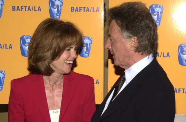 Sally Field and Dustin Hoffman — Stock Photo, Image