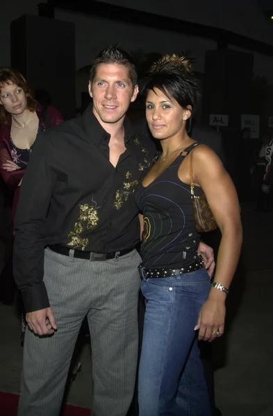 Ray Park and date Lisa — Stock Photo, Image