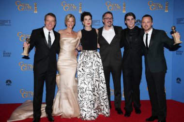 Bryan Cranston, Aaron Paul, Vince Gilligan, Anna Gunn, Betsy Brandt, Rj Mitte