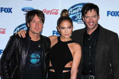 Jennifer lopez, keith urban, harry connick jr