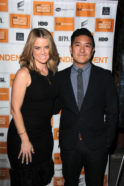 Alice Eve e Tze Chun — Foto Stock