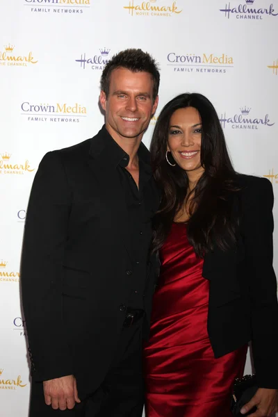 Cameron mathison och vanessa Arévalo — Stockfoto