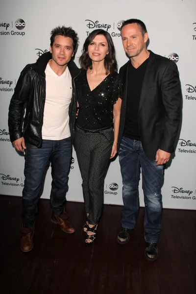 Dominic Zamprogna, Finola Hughes, William DeVry — Stok Foto