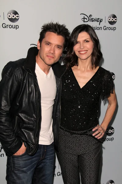 Dominic Zamprogna, Finola Hughes — Stock Photo, Image