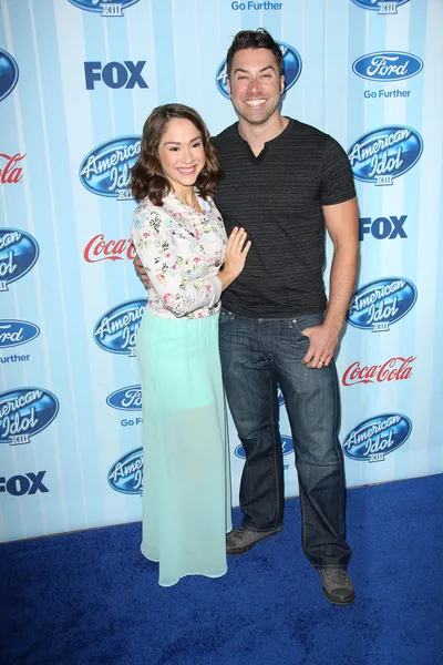 Diana DeGarmo e Ace Young — Fotografia de Stock