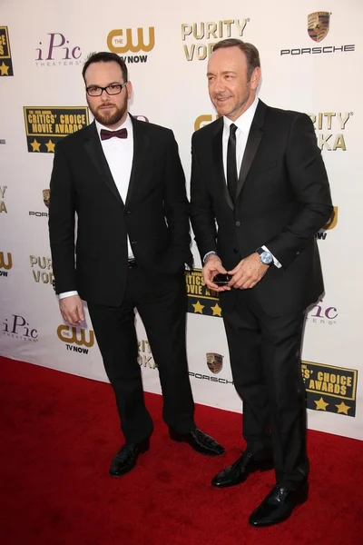 Dana brunetti und kevin spacey — Stockfoto