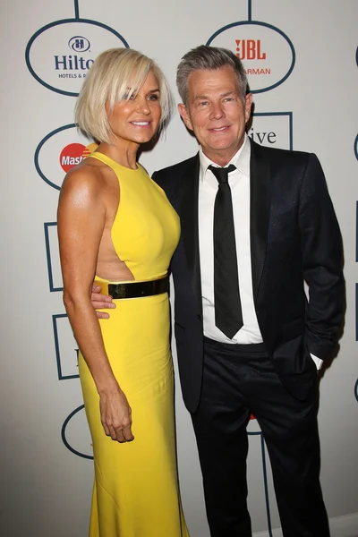 Yolanda foster, david foster — Stockfoto