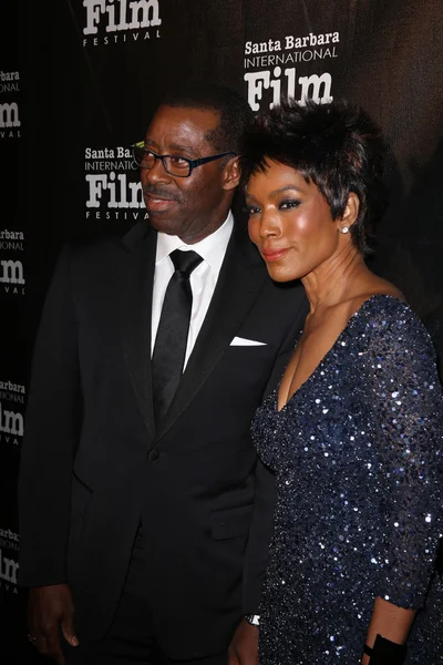 Angela bassett, courtney b vance — Stok fotoğraf