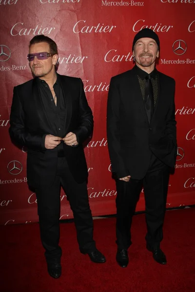 Bono (links) & de rand, van u2 — Stockfoto