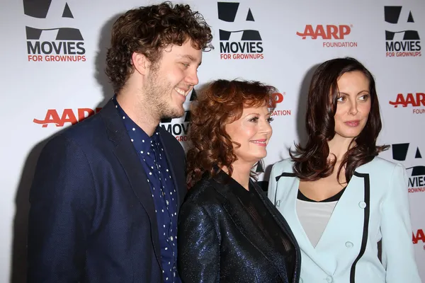 Susan Sarandon, Eva Amurri Martino, Jack Henry Robbins — Stockfoto