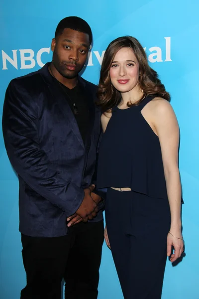 Marina Squerciati, Laroyce Hawkins — Stockfoto