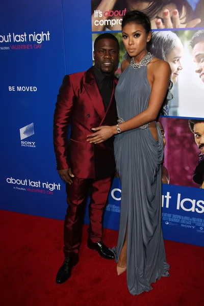 Kevin Hart y Eniko Parrish — Foto de Stock