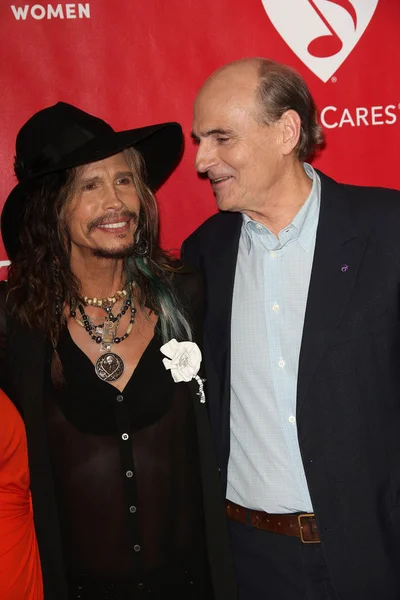 Steven Tyler, James Taylor — Zdjęcie stockowe