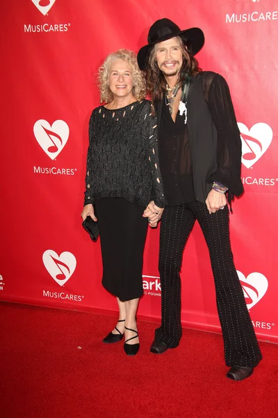 Steven Tyler, Carole King — Stock Photo, Image