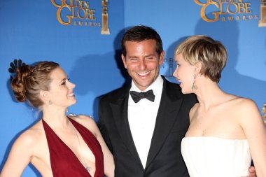 Bradley Cooper, Jennifer Lawrence, Amy Adams