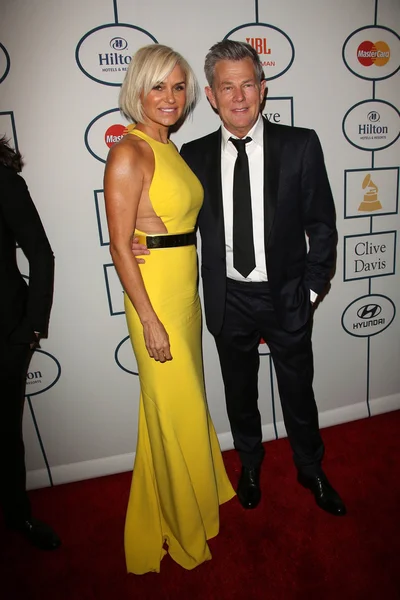 Yolanda foster, david foster — Foto de Stock