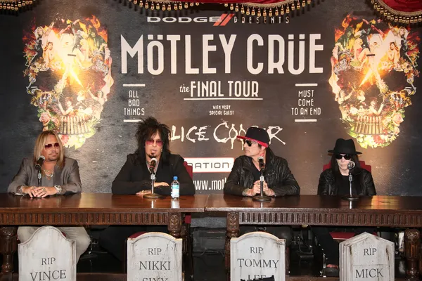 Vince neil, nikki sixx, de tommy lee, de mick mars — Photo