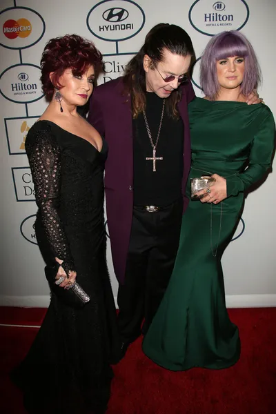 Kelly Osbourne, Ozzy Osbourne, Sharon Osbourne — Foto de Stock