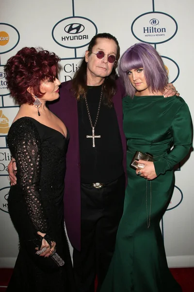 Kelly Osbourne, Ozzy Osbourne, Sharon Osbourne — Stock Photo, Image