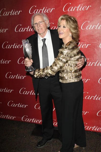 Bruce Dern, Jane Fonda — Foto de Stock