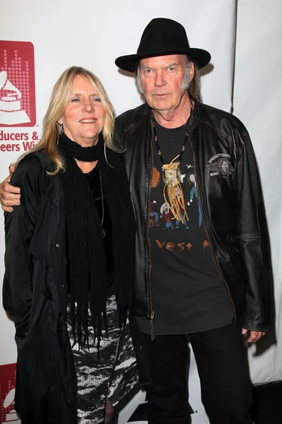 Neil Young, Pegi Young — Stock Photo, Image