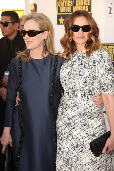 Meryl streep i julia roberts — Zdjęcie stockowe