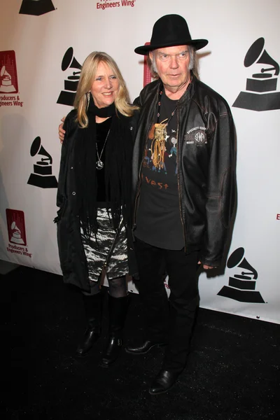 Neil Young, Pegi Young — Stock Photo, Image