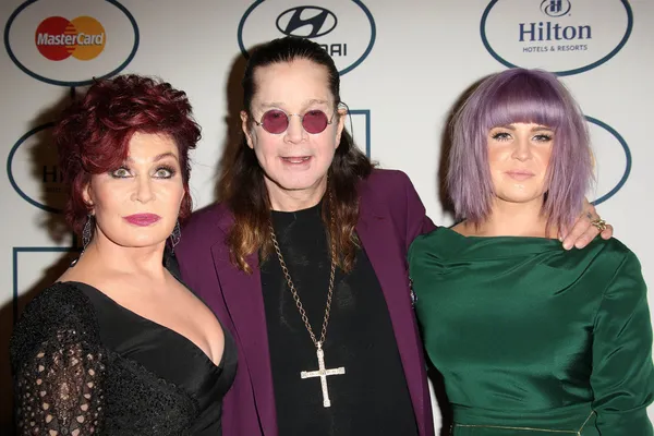Kelly Osbourne, Ozzy Osbourne, Sharon Osbourne — Stock fotografie