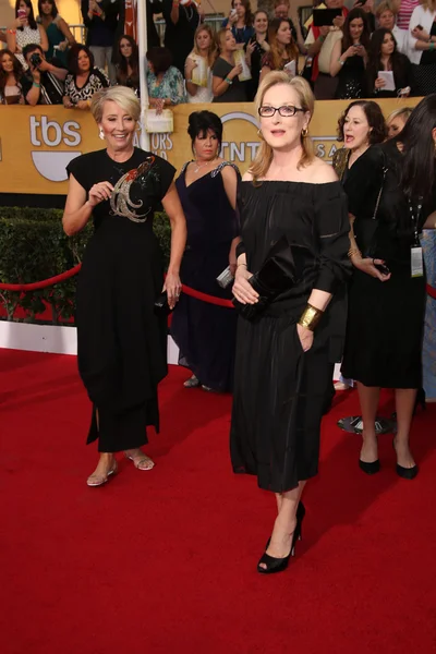 Emma Thompson, Meryl Streep — Stock Photo, Image