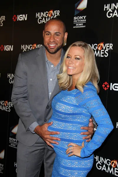 Hank Baskett and Kendra Wilkinson — Stock Photo, Image