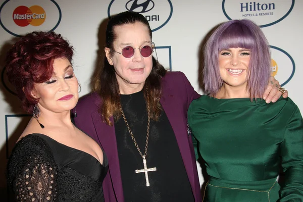 Kelly Osbourne, Ozzy Osbourne, Sharon Osbourne — Foto de Stock