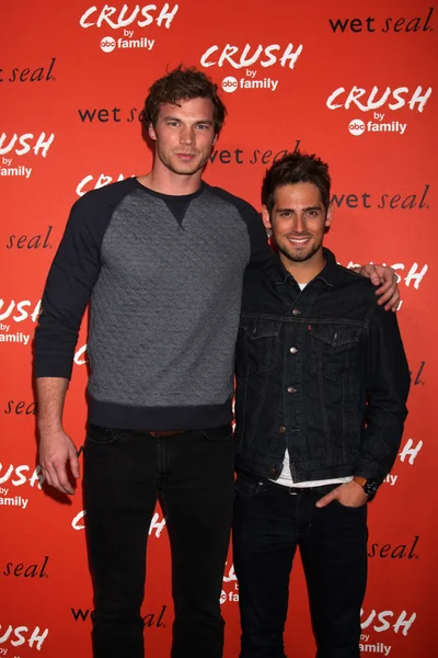 Derek Theler and Jean-Luc Bilodeau — Stock Photo, Image