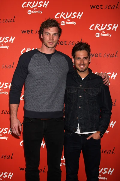 Derek theler en jean-luc bilodeau — Stockfoto