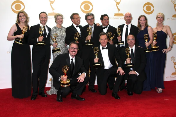Cast and crew of "Breaking Bad" — Stock Photo, Image