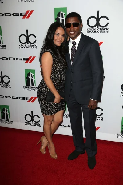 Nicole pantenburg, kenneth "babyface" edmonds — Foto de Stock