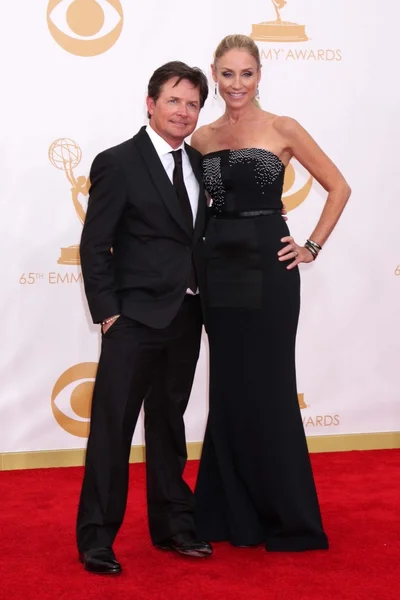 Michael J. Fox y Tracy Pollan —  Fotos de Stock