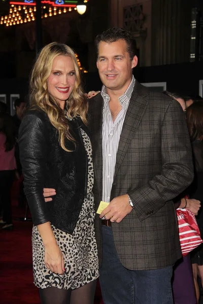 Molly Sims, Scott Stuber — Zdjęcie stockowe