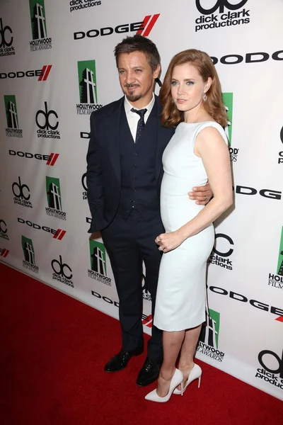 Jeremy Renner, Amy Adams — Stock Photo, Image