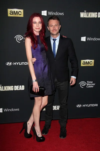 Chloe Dykstra, Chris Hardwick — Stock fotografie