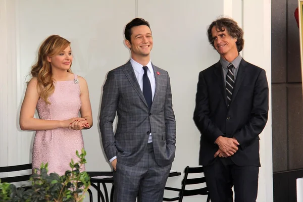 Chloe grace moretz, joseph gordon-levitt, roach jay — Fotografia de Stock