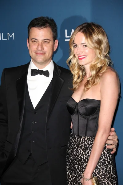 Jimmy Kimmel , Molly McNearney — Stock Photo, Image