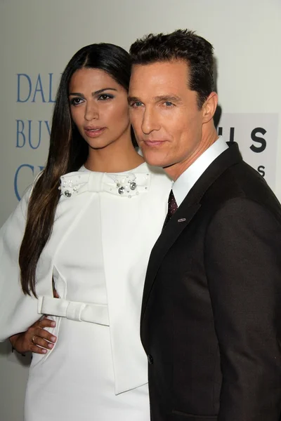 Matthew McConaughey and Camila Alves — Stock Photo, Image