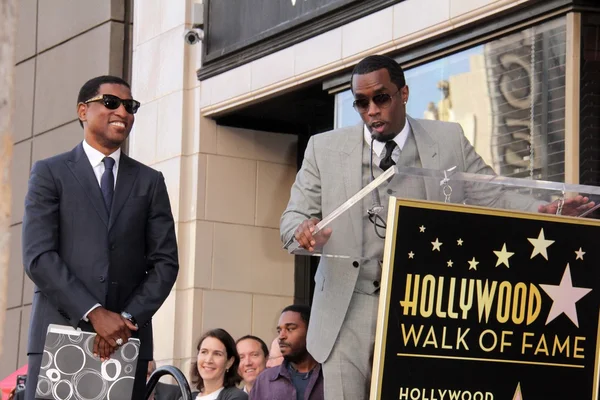 Kenny "Babyface" Edmonds, Sean Combs — Stock Photo, Image