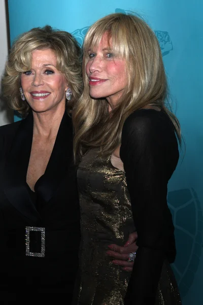 Jane Fonda, Carly Simon — Stockfoto