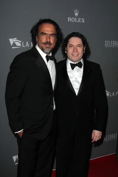 Alejandro Gonzalez Inarritu, Gustavo Dudamel — Zdjęcie stockowe