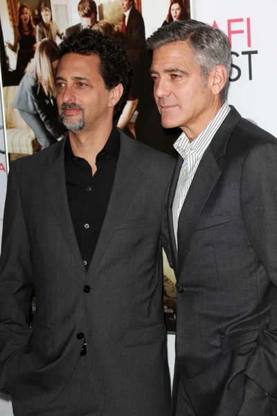 Grant Heslov e George Clooney — Fotografia de Stock